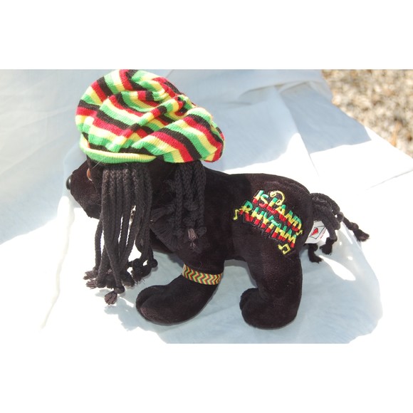 GANZ Pre-Owned  HM5112 Webkinz Rockerz Dog Plush INCLUDES CODE with Detached Tag - Picture 1 of 11